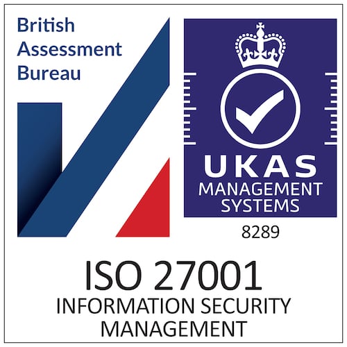 ISO 27001 badge