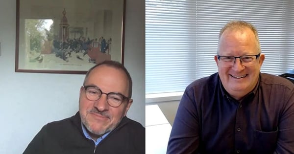 Adrian Saunders and Paul Holland podcast episode 9 still