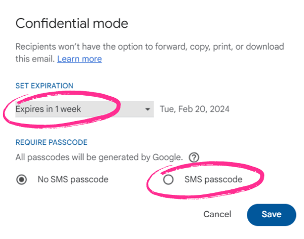 Encrypting Email Attachments In Gmail If you have a free Gmail account... Confidential mode_  3