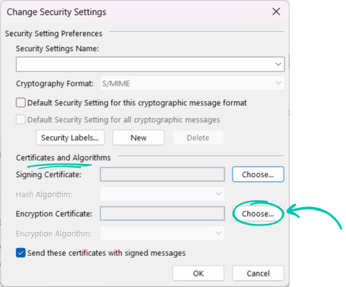Encrypting Email Attachments in Classic Outlook for Windows (Using S_MIME)_ Adding an S/MIME Certificate to Outlook Step 4