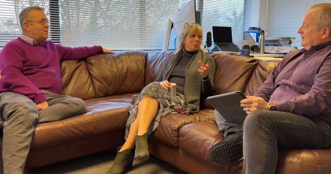 Fireside chat with Huw Thomas, Paul Holland, and Carole Howard