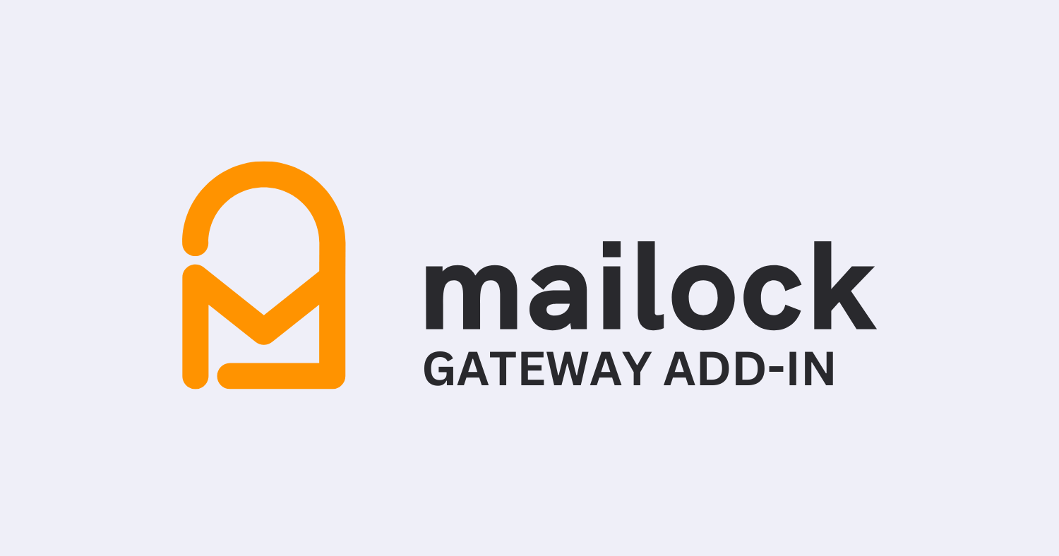 Mailock Gateway Add-In Logo
