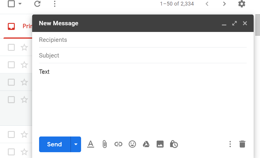 Gmail send message securely