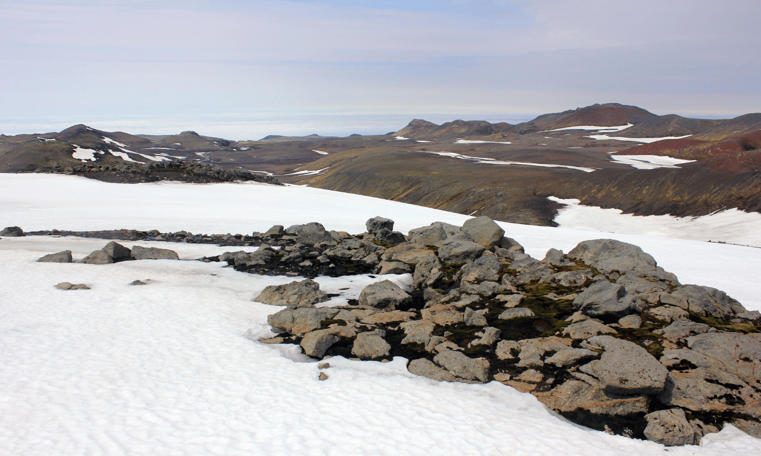 Ice caps melting due to climate change