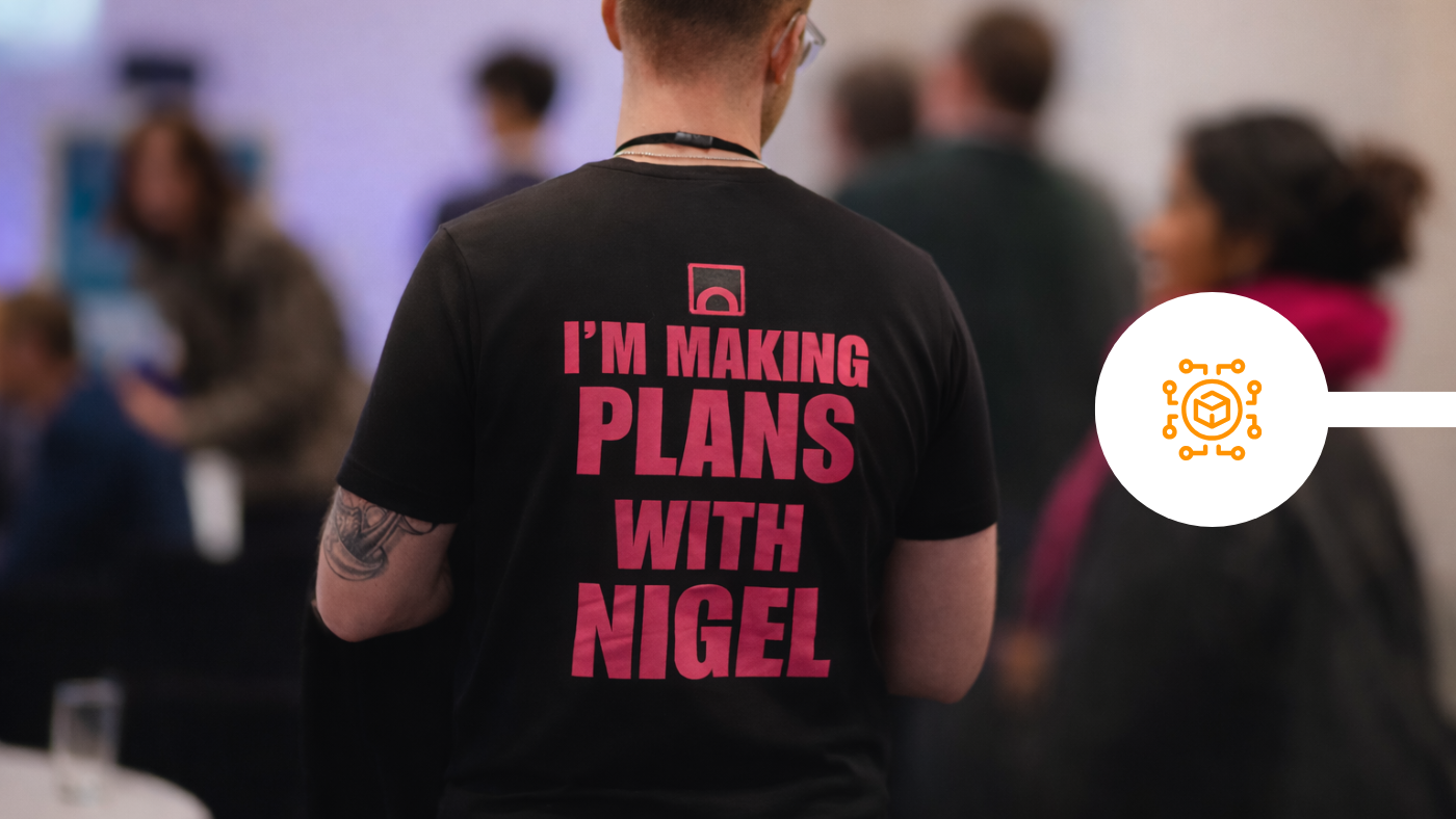 Making plans with Nigel at SDC