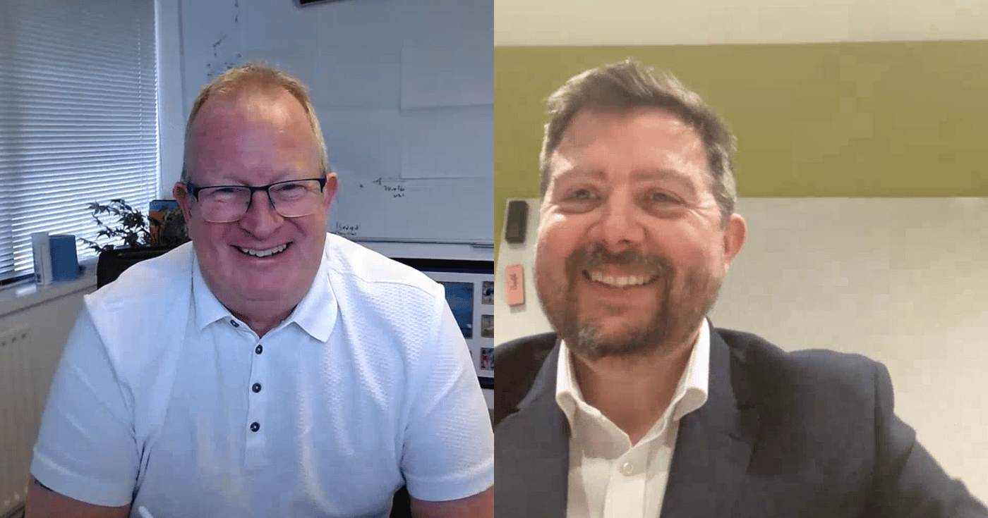 Paul podcast recording with Michael James from Altus