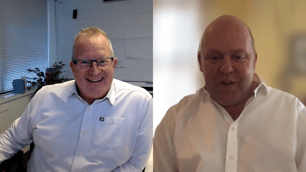 Paul podcast recording with Simon Pringle