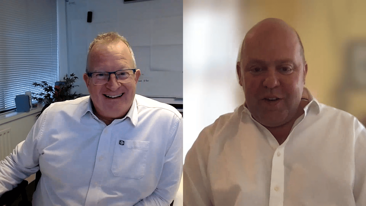 Paul podcast recording with Simon Pringle