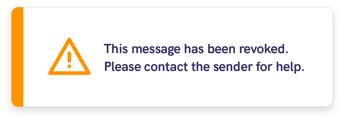 Revoked secure email with Mailock