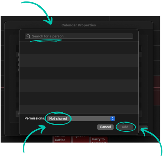 Share on Mac