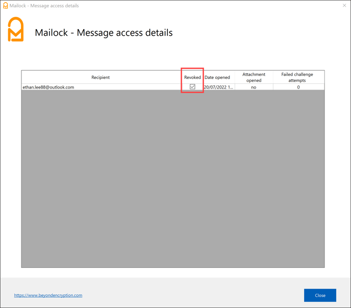 outlook revoke email