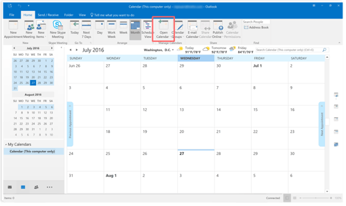 Trello outlook screenshot