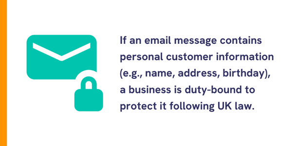 UK law and securing your emails