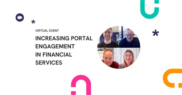 Virtual event cover increasing portal engagement in financial services
