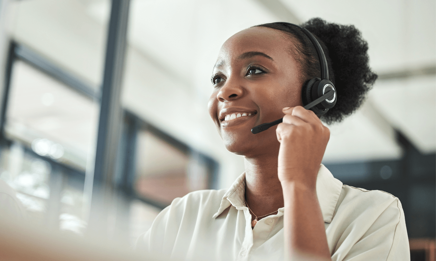 Customer support agent using CRM call system and sending secure email