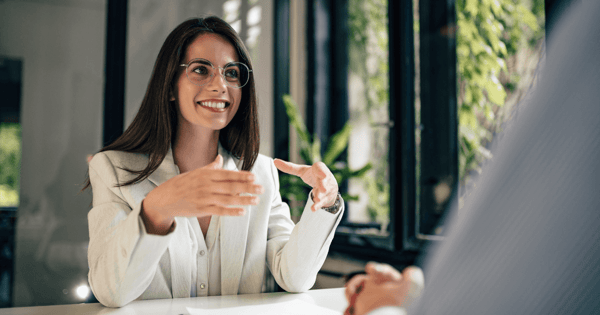 financial adviser explaining wealth plan